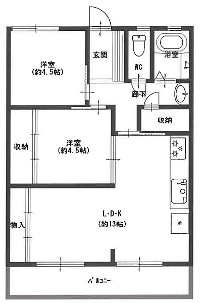間取り：322000607655