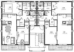 Tear La 有東 2LDKの間取図画像