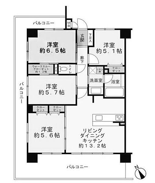 間取り：322000624485