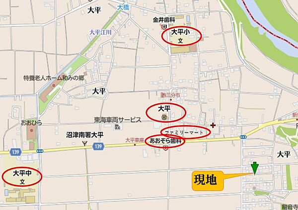 現地案内図