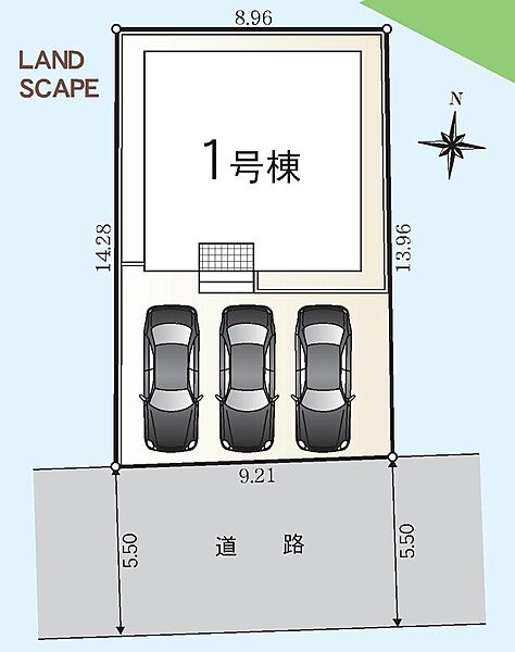 お求め安い価格です★1号棟★土地128．36m2★家102．06m2★車3台★2，390万円★