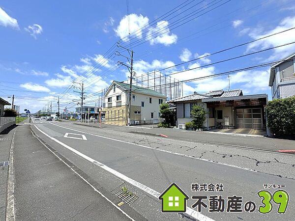 前面道路の様子♪