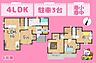 間取り：≪焼津市石津向町　Ｂ号棟≫南面道路▽日当たり良好▽並列駐車3台▽港小徒歩9分・港中徒歩16分▽石津マート車で2分▽近くに業務スーパー・ファミマ・ダイソーなどありお買い物に便利な立地です☆