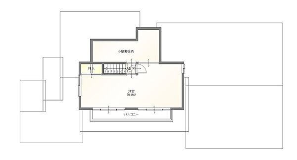 2階間取図