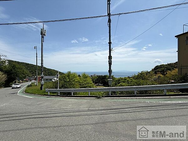 前面道路からの眺望