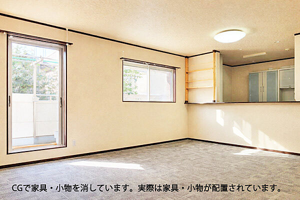 約18帖のゆとりある広々としたLDK