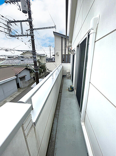 南側バルコニーです。