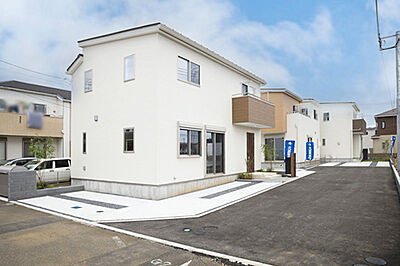 外観:快適な室内環境を備えたZEH住宅 シェアでんき採用(屋根貸し) 親水コーティング外壁材使用 外観:快適な室内環境を備えたZEH住宅 シェアでんき採用(屋根貸し) 親水コーティング外壁材使用