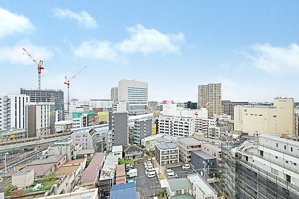 14階建て13階部分　バルコニーからの眺望です