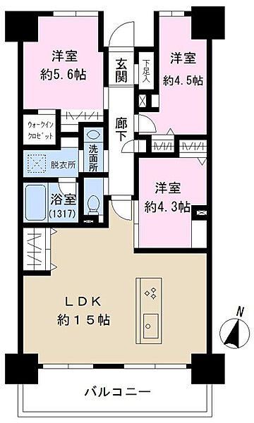 間取り：312001317050