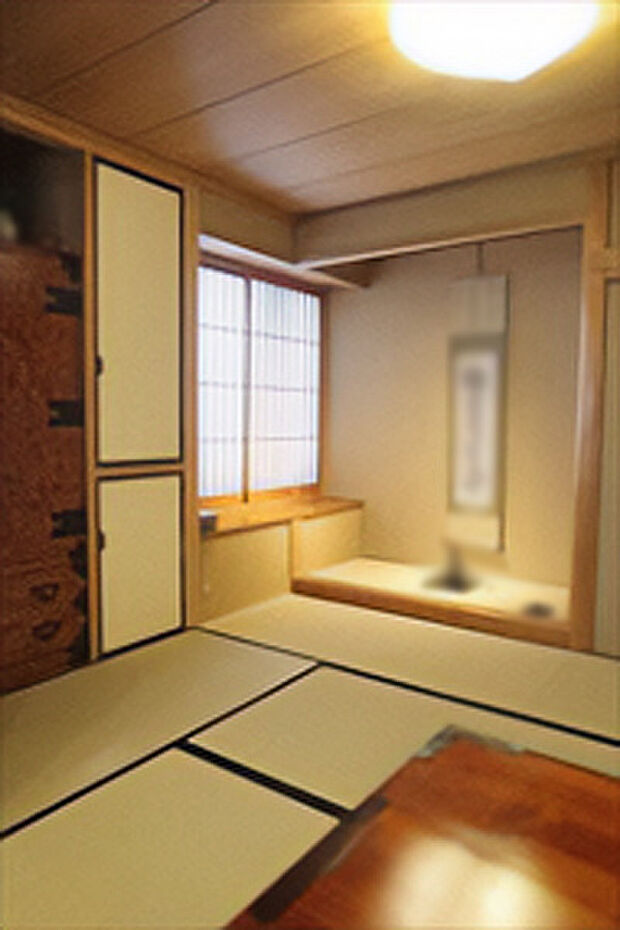 室内（2023年11月）撮影 和室、お茶室の立派な床の間