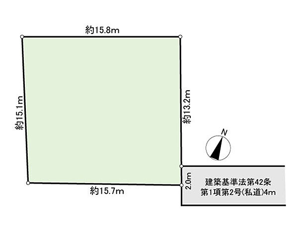 土地面積約241平米の敷地に大きなお庭を備えた邸宅