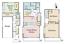 戸建 葛飾区東立石4丁目 3LDKの間取り