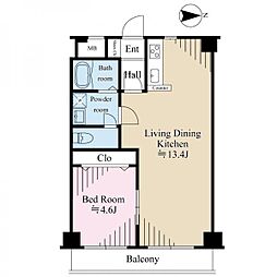 間取図画像 1LDK