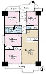 間取図画像 4LDK
