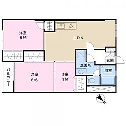 間取図画像 3LDK