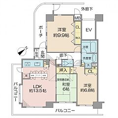 物件の間取り