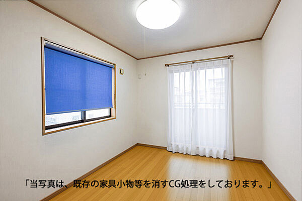 当写真は、既存の家具小物等を消すCG処理をしております。