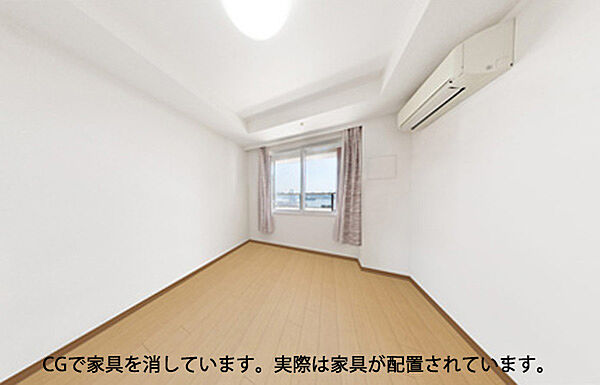 ＣＧで家具を消しています。実際は家具が配置されています。