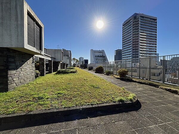 建物内にいながら開放感を楽しめる屋上空間