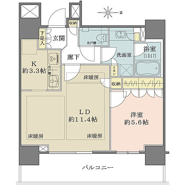 間取りを拡大表示