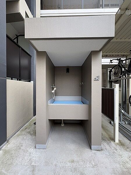 ペット足洗い場