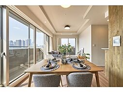 キャナルワーフタワーズ 3LDKのリビング/ダイニング