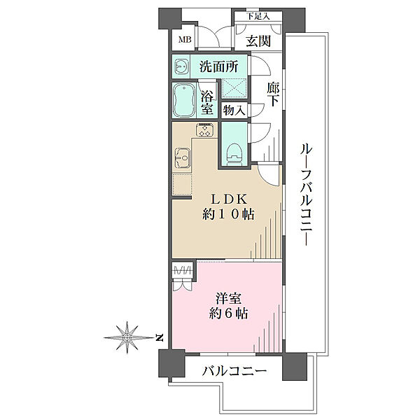 間取りを拡大表示