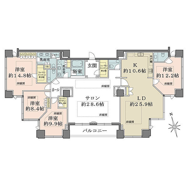 間取りを拡大表示