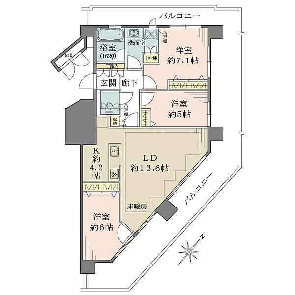 間取りを拡大表示