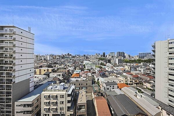 北東側バルコニーからの眺望