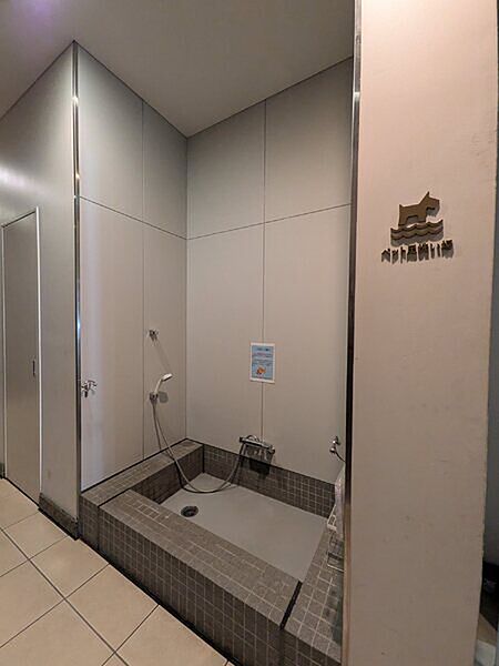 ペット足洗い場
