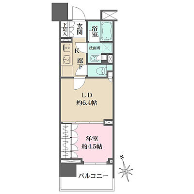 間取り オープンレジデンシア名古屋駅THECOURT 11階/-