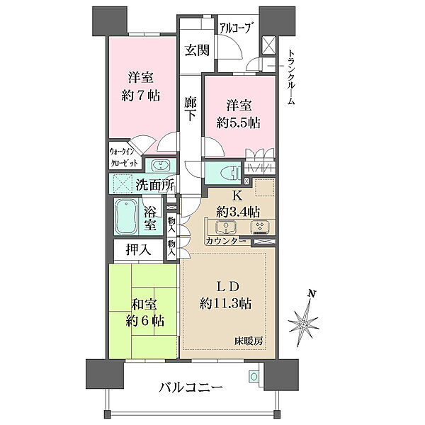 間取り：321000080620
