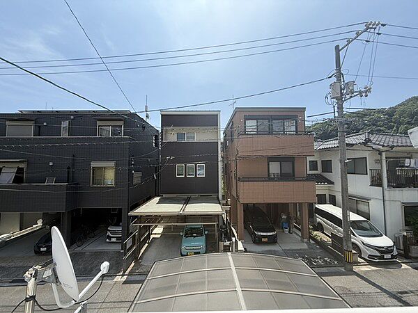 2階バルコニーからの眺望写真です。
