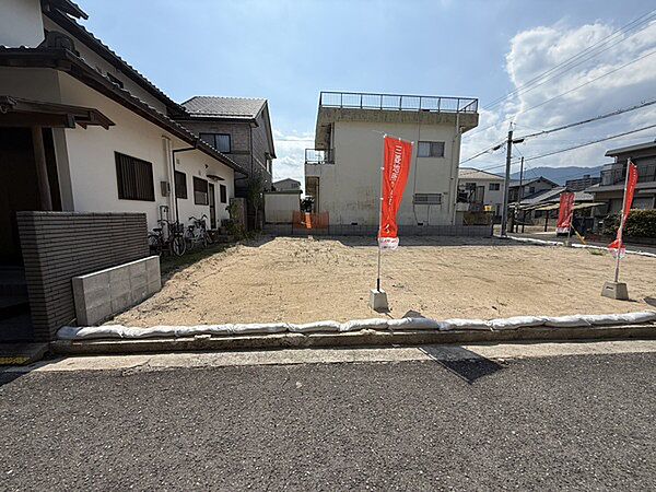 現地土地写真です。現況更地のNo.B区画です。現地土地写真です。現況更地のNo.B区画です。