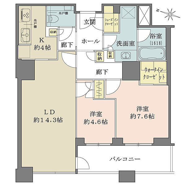 間取りを拡大表示
