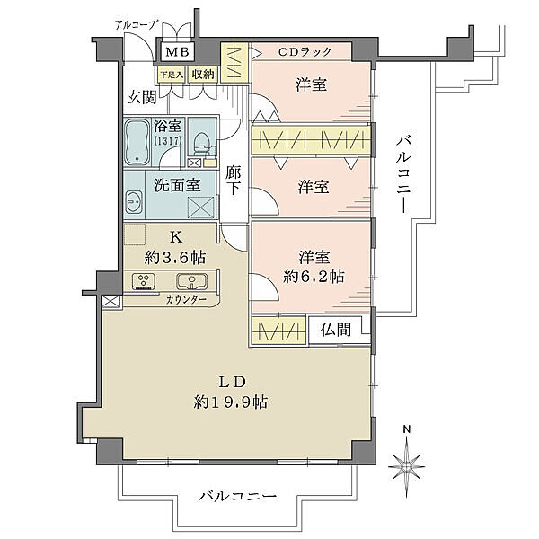 間取り：328000687244