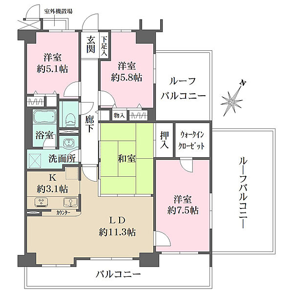 間取り：326000266821