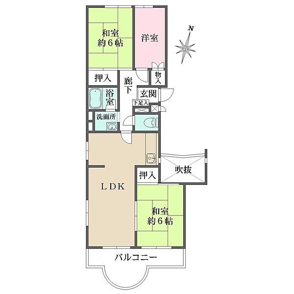 間取り：328000685582