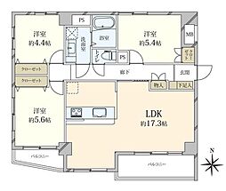 間取図画像 3LDK