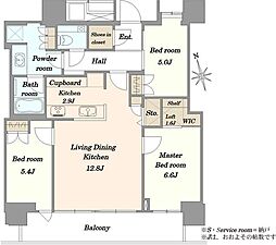 間取図画像 3LDK