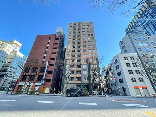 中央のマンション
