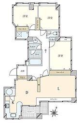 グランベルテ 3LDKの間取り