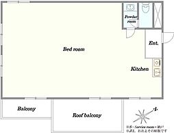 間取図画像 ワンルーム