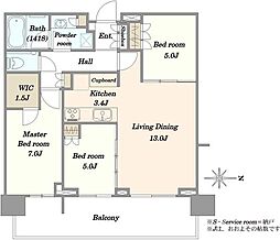 間取図画像 3LDK