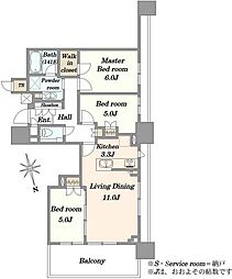 間取図画像 3LDK