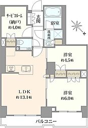 間取図画像 2SLDK