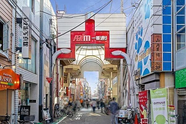 パルム商店街 280m