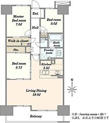 間取図画像 3LDK